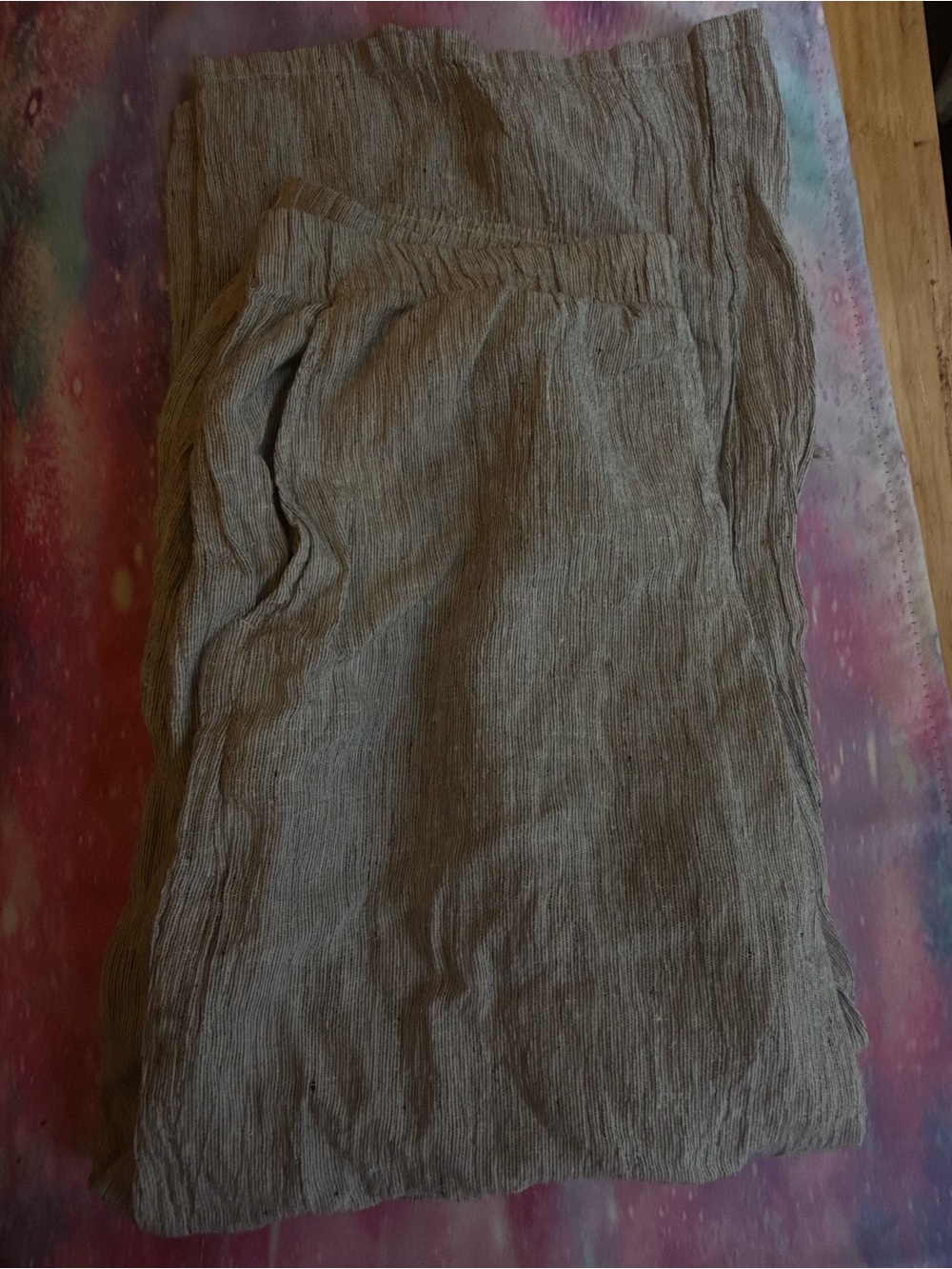 Eileen Fisher Open-Weave Knit Top in Light Gray